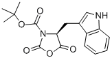 2-Methyl-2-propanyl (4s)-4-(1h-indol-3-ylmethyl)-2,5-dioxo-1,3-oxazolidine-3-carboxylate Structure,175837-77-1Structure