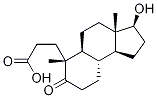 4-Nor-3,5-seco-5-oxo-17beta-hydroxyandrostan-3-oic Acid Structure,1759-35-9Structure