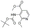 Methyl3-((tert-butoxycarbonyl)amino)-2-methoxyisonicotinate Structure,175965-50-1Structure