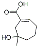 1-Cycloheptene-1-carboxylic acid, 6-hydroxy-6-methyl-(8ci) Structure,17606-98-3Structure