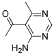 Ethanone, 1-(4-amino-6-methyl-5-pyrimidinyl)-(9ci) Structure,176238-53-2Structure