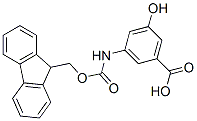 3-{[(9H-fluoren-9-ylmethoxy)carbonyl]amino}-5-hydroxybenzoic acid Structure,176442-21-0Structure