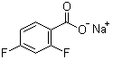 鈉 2,4-二氟苯甲酸結(jié)構(gòu)式_1765-08-8結(jié)構(gòu)式