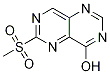 6-(Methylsulfonyl)pyrimido[5,4-d]pyrimidin-4-ol Structure,176637-92-6Structure