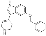 5-(Benzyloxy)-3-(1,2,3,6-tetrahydropyridin-4-yl)-1h-indole Structure,176661-73-7Structure