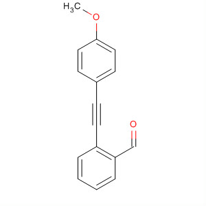 Benzaldehyde, 2-[(4-methoxyphenyl)ethynyl]- Structure,176910-67-1Structure