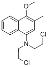 N,n-bis(2-chloroethyl)-4-methoxy-3-methylnaphthalen-1-amine Structure,17692-54-5Structure