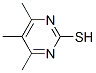 4,5,6-Trimethyl-pyrimidine-2-thiol Structure,17697-92-6Structure