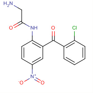 2-Amino-n-[2-(2-chlorobenzoyl)-4-nitrophenyl]acetamide Structure,17714-02-2Structure