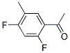 Ethanone, 1-(2,4-difluoro-5-methylphenyl)-(9ci) Structure,177211-27-7Structure