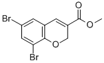 6,8-Dibromo-2h-chromene-3-carboxylicacidmethylester Structure,177496-81-0Structure