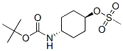 Trans-methanesulfonic acid 4-tert-butoxycarbonylamino-cyclohexyl ester Structure,177545-89-0Structure