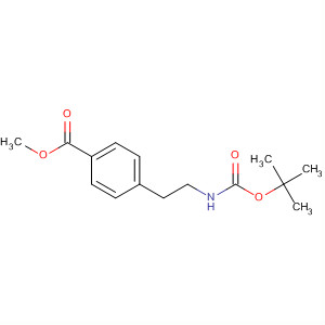 Methyl 4-[2-(tert-butoxycarbonylamino)ethyl]benzoate Structure,177736-04-8Structure