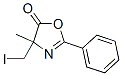 5(4H)-oxazolone, 4-(iodomethyl)-4-methyl-2-phenyl- Structure,177762-91-3Structure