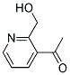 Ethanone, 1-[2-(hydroxymethyl)-3-pyridinyl]-(9ci) Structure,177785-03-4Structure