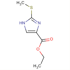 2-(甲基硫代)-1H-咪唑-4-羧酸乙酯結構式_177911-15-8結構式