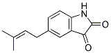 1H-indole-2,3-dione, 5-(3-methyl-2-butenyl)-(9ci) Structure,177957-18-5Structure