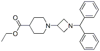 4-Piperidinecarboxylic acid,1-[1-(diphenylmethyl)-3-azetidinyl]-,ethyl ester Structure,178311-90-5Structure