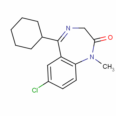 四氫西泮雜質(zhì)C結(jié)構(gòu)式_1784-78-7結(jié)構(gòu)式