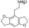 1-(2,3,6,7-Tetrahydrobenzodifuran-4-yl)-2-aminoethane hydrochloride Structure,178557-20-5Structure