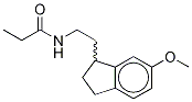 Rac-n-[2-(2,3-dihydro-6-methoxy-1h-inden-1-yl)ethyl]propanamide Structure,178677-89-9Structure