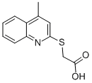 (4-Methyl-quinolin-2-ylsulfanyl)-acetic acid Structure,17880-62-5Structure