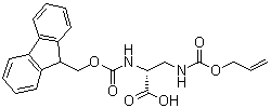 Fmoc-d-dap(aloc)-oh結(jié)構(gòu)式_178924-05-5結(jié)構(gòu)式