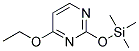 Pyrimidine, 4-ethoxy-2-(trimethylsiloxy)-(7ci,8ci) Structure,17932-56-8Structure