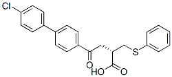 (S)-4-(4-chloro-[1,1-biphenyl]-4-yl)-4-oxo-2-((phenylthio)methyl)butanoicacid Structure,179545-77-8Structure