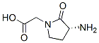 1-Pyrrolidineaceticacid,3-amino-2-oxo-,(r)-(9ci) Structure,179605-47-1Structure