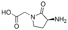 1-Pyrrolidineaceticacid,3-amino-2-oxo-,(3s)-(9ci) Structure,179605-48-2Structure