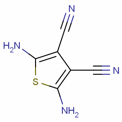 2,5-Diamino-3,4-thiophenedicarbonitrile Structure,17989-89-8Structure