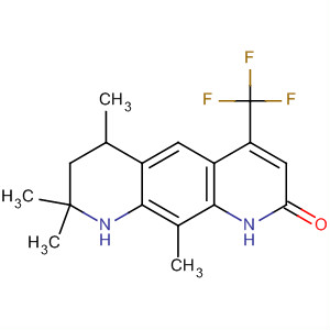 6,7,8,9- Tetrahydro-6,8,8,10-tetramethyl-4-(trifluoromethyl)-pyrido[3,2-g]quinolin-2(1h)-one Structure,179897-36-0Structure