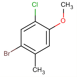 4-Bromo-2-chloro-5-methylanisole Structure,179897-95-1Structure