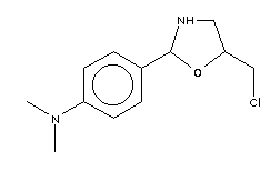 4-(5-Chloromethyl-oxazolidin-2-yl)-phenyl]-dimethyl-amine Structure,17996-49-5Structure