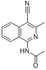 1-Acetamido-4-cyano-3-methylisoquinoline Structure,179985-52-5Structure