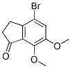 4-Bromo-6,7-dimethoxyindanone Structure,18028-29-0Structure