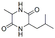 3-Isobutyl-6-methyl-2,5-piperazinedione Structure,1803-60-7Structure