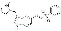 (R)-3-((1-methylpyrrolidin-2-yl)methyl)-5-(2-(phenylsulfonyl)vinyl)-1h-indole Structure,180637-89-2Structure