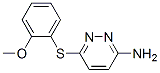 3-Pyridazinamine, 6-[(2-methoxyphenyl)thio]- Structure,180900-85-0Structure