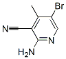 2-Amino-5-bromo-4-methylpyridine-3-carbonitrile Structure,180994-87-0Structure