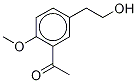 1-[5-(2-Hydroxyethyl)-2-methoxyphenyl]ethanone Structure,181115-16-2Structure