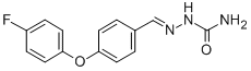 (E)-2-(4-(4-fluorophenoxy)benz-ylidene)hydrazinecarboxamide Structure,181144-66-1Structure