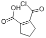 1-Cyclopentene-1-carboxylic acid, 2-(chlorocarbonyl)- (9ci) Structure,181313-40-6Structure