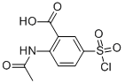 2-(Acetylamino)-5-chlorosulfonylbenzoic acid Structure,181478-44-4Structure