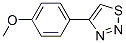 4-(4-Methoxyphenyl)-1,2,3-thiadiazole Structure,18212-22-1Structure