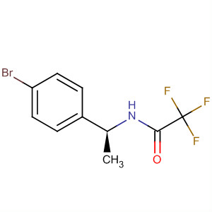 (S)-n-[1-(4-溴-苯基)-乙基]-2,2,2-三氟-乙酰胺結(jié)構(gòu)式_182141-70-4結(jié)構(gòu)式