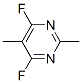 Pyrimidine, 4,6-difluoro-2,5-dimethyl- (8ci) Structure,18260-63-4Structure