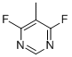 Pyrimidine, 4,6-difluoro-5-methyl- (8ci) Structure,18260-64-5Structure