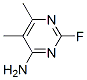 Pyrimidine, 4-amino-2-fluoro-5,6-dimethyl- (8ci) Structure,18260-67-8Structure